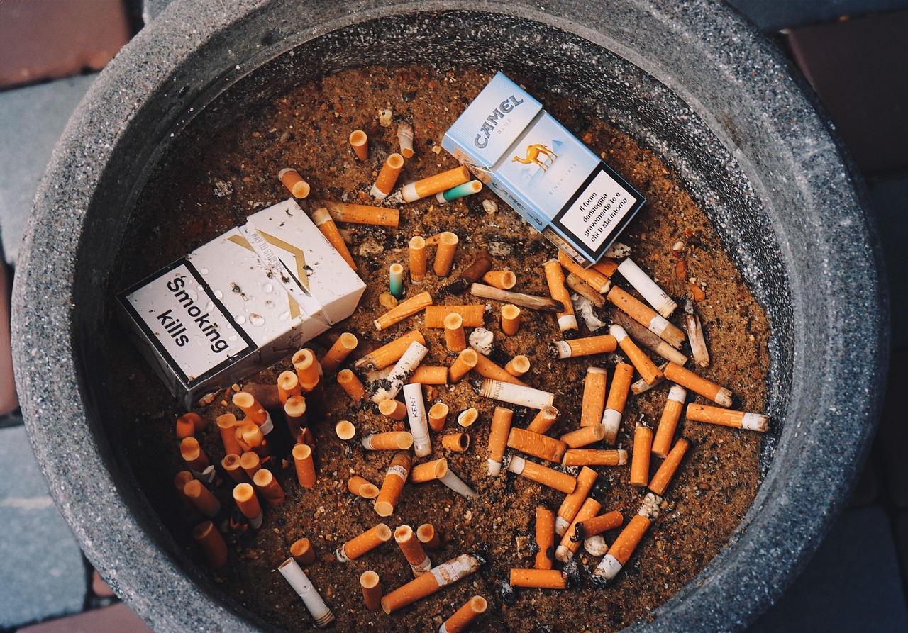 Smoking, ashtray, cigarettes — How Much Is TRT and What Patients Need to Know About Ongoing Costs